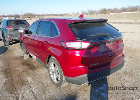 2017 Ford Edge Titanium from USA, damaged, VIN 2FMPK3K93HBC24746